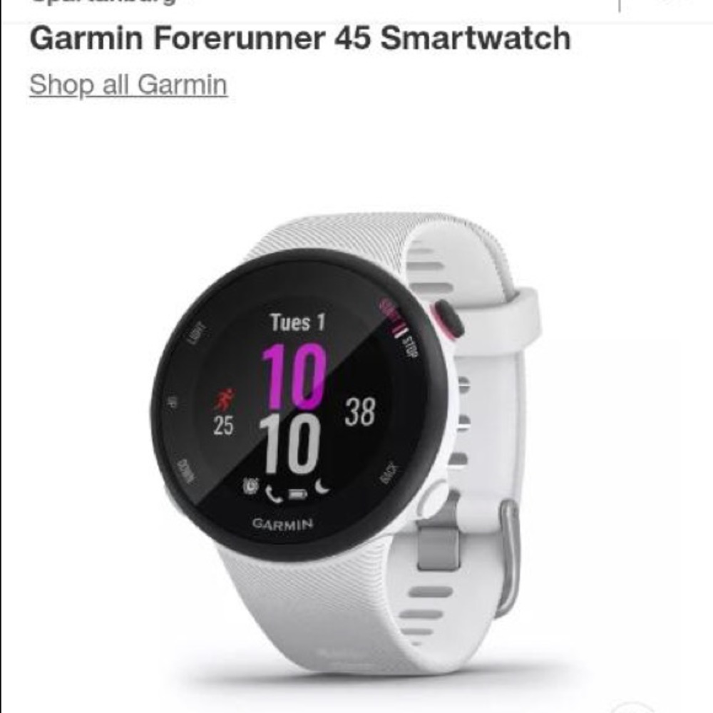 Garmin Forerunner 45 smart watch